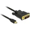 Image de Delock Mini DisplayPort   DVI (2 m), Câble vidéo, Noir