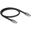 Image de Delock HDMI   HDMI (0.50 m), Câble vidéo, Gris