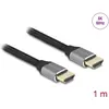 Image de Delock HDMI   HDMI (1 m), Câble vidéo, Noir, Gris