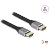 Image de Delock HDMI   HDMI (3 m), Câble vidéo, Noir, Gris