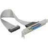 Image de Delock Parallèle 1 port DB25 Bracket (22 cm), Câble interne (PC)