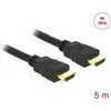 Image de Delock HDMI (Typ A)   HDMI (Typ A) (5 m), Câble vidéo, Noir