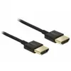 Image de Delock cable highhdmi avec ethernet - hdmi-a prise mâle > - hdmi-a prise mâle 3d 4k 3 m aktiv slim premium 84774