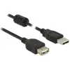 Image de Delock USB A - USB A (2 m, USB 2.0), Câble USB