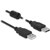 Image de Delock Câble USB type A mâle USB type A mâle (0.50 m, USB 2.0, 2.50 W), Câble USB