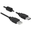 Image de Delock USB-A - USB-A (1 m, USB 2.0), Câble USB