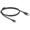 Image de Delock USB-A - USB Mini-B (1 m, USB 2.0, 2.50 W), Câble USB
