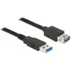 Image de Delock USB A - A (3 m, USB 3.2 Gen 1, 4.50 W), Câble USB