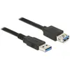 Image de Delock Câble d'extension USB 3.0 (5 m, USB 3.2 Gen 1, 4.50 W), Câble USB