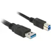Image de Delock USB A   USB B (3 m, USB 3.2 Gen 1), Câble USB