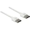Image de Delock HDMI   HDMI (0.50 m), Câble vidéo, Blanc