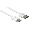Image de Delock HDMI   HDMI (0.25 m), Câble vidéo, Blanc