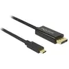 Image de Delock USB Typ C   DisplayPort (1 m), Câble vidéo, Noir