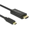Image de Delock Thunderbolt 3 USB Typ C   HDMI (Typ A) (1 m), Câble vidéo, Noir