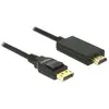 Image de Delock DisplayPort   HDMI (Typ A) (1 m), Câble vidéo, Noir