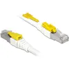 Image de Delock Câble patch : S/STP, 5m, blanc (S/STP, CAT6a, 5 m), Câble réseau