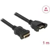 Image de Delock HDMI (Typ A)   HDMI (Typ A) (1 m), Câble vidéo, Noir