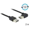 Image de Delock USB A   USB A (2 m, USB 2.0), Câble USB