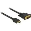 Image de Delock DVI HDMI (Typ A)   DVI HDMI (Typ A) (1 m), Câble vidéo, Noir