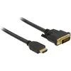 Image de Delock HDMI (Typ A)   DVI (1.50 m), Câble vidéo, Noir