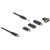 Image de Delock Câble optique actif 12,70cm (5") 1 HDMI 8K 60 Hz 15 m (15 m), Câble vidéo, Or, Gris, Noir