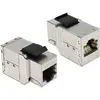 Image de Delock Unité modulaire enfichable (accouplement) (STP, CAT6a), Câble réseau