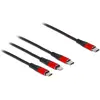 Image de Delock Câble de chargement 3 en 1 (0.30 m, USB 2.0), Câble USB