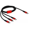 Image de Delock USB-C-Lightning, Micro-B, Type-C (1 m, USB 2.0, 5 W), Câble USB