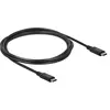 Image de Delock USB-C   USB-C (2 m, USB 3.2 Gen 2x2, 100 W), Câble USB