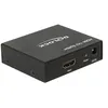 Image de Delock HDMI Splitter 1 x HDMI in > 2 x HDMI out 4K - Répartiteur vidéo/audio - 2 x HDMI - de bureau