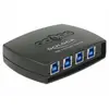Image de Delock 87724 Commutateur de partage USB3.0 : 4 ports (USB-B, 4 ports), Station d’accueil + hub USB, Noir