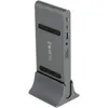 Image de Delock Station d'accueil USB-C - USB/SD/LAN/HDMI/DP (USB-C, 9 ports), Station d'accueil + hub USB, Gris