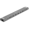 Image de Delock USB Type-C  Slim Dockingstation 4K (USB-C, 7 ports), Station d'accueil + hub USB, Noir, Gris