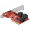 Image de Delock Contrôleur SATA PCI-Ex4- 6x SATA interne, Contrôleur mémoire
