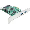 Image de Delock Carte PCI-E > 2 x USB 3.0 externe + 2 x SATA 6 Gb/s interne, Contrôleur SATA