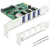 Image de Delock 4 USB Pcie, Contrôleur SATA