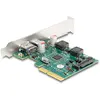 Image de Delock Carte PCI Express x4 vers 1 x externe USB 10 Gbps Type-C  femelle + 1 x externe USB 10 Gbps Type-A, Contrôleur SATA