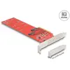 Image de Delock Carte PCI Express x8 vers 2 x interne NVMe M.2 clé M 110 mm - bifurcation - Low Profile Formfakt, Contrôleur mémoire