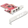 Image de Delock Carte PCI Express x1 vers 2 x FireWire B externe + 1 x e, Contrôleur SATA