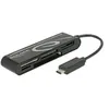 Image de Delock USB 2.0 Card Reader USB Type-C male 5 Slots - Lecteur de carte - tout-en-un (Multi-Format) - USB-C