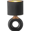 Image de Just Light, Lampe de table, CARARA Tischleuchte E27 max.max. 25W schwarz 14193-18 (E27)