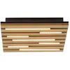 Image de Just Light, Plafonnier, LED Deckenlampe AKUSTIK Holz Akustikpanel mit Echtholzfurnier Eiche (1450 lm)