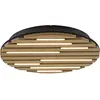 Image de Just Light, Plafonnier, LED Deckenlampe AKUSTIK Holz Akustikpanel mit Echtholzfurnier Eiche (1700 lm)