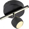 Image de Just Light, Plafonnier, LED-Deckenleuchte 11400-18, 6,10W, 3000K, 705lm, warmweiss, IP20, schwarz (705 lm)