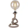 Image de Leuchten Direkt, Lampe de table, Just Light ROPE 15480-18 Tischlampe E27 Schwarz (E27)