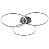 Image de Just Light, Plafonnier, IVANKA LED Deckenleuchte Warmweiss 12W 3-fach Schwarz/Weiss 14539-18 (1500 lm)