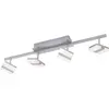 Image de Leuchten Direkt, Plafonnier, Plafonnier LED 12084-55 couleur acier, 18 W, 2240 lm, CCT, RGB, Smart Home (2240 lm)