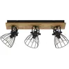Image de Just Light, Plafonnier, TARO Deckenleuchte E14 max.max. 10W 3-fach schwarz 15119-18 (E14)