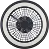 Image de Just Light LED Deckenventilator BRANDON warmweiss - kaltweiss Deckenventilator Fernbedienung, Ventilateur, Noir