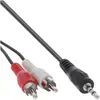 Image de InLine Câble RCA/Jack (2 m, Câble AUX, Câbles Cinch), Câble audio